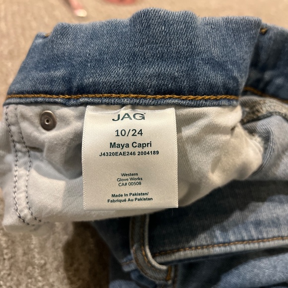 Jag Embroidered Denim Sz 10 - Picture 8 of 11